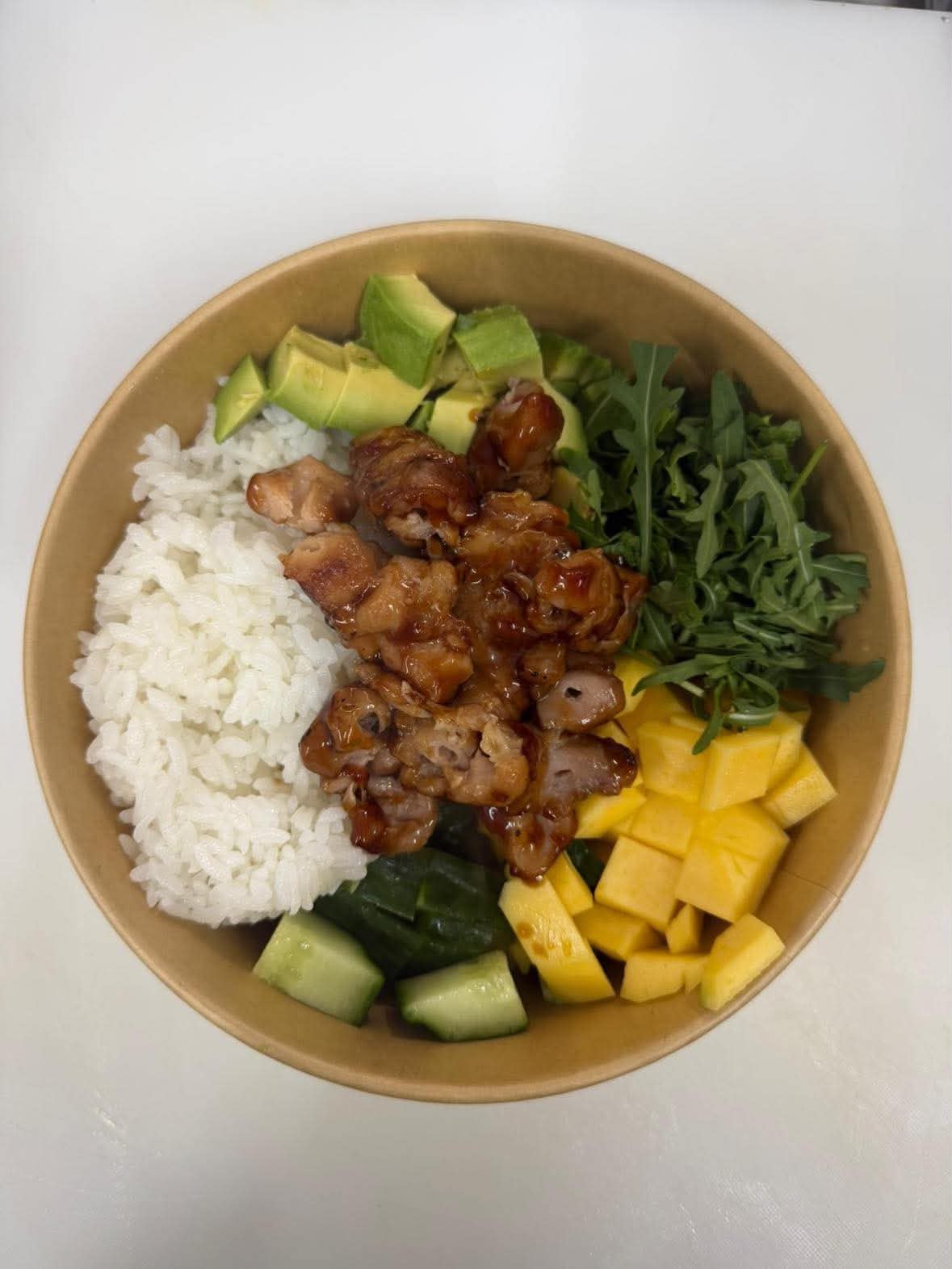 Poke Bowl mit Teriyaki Chicken