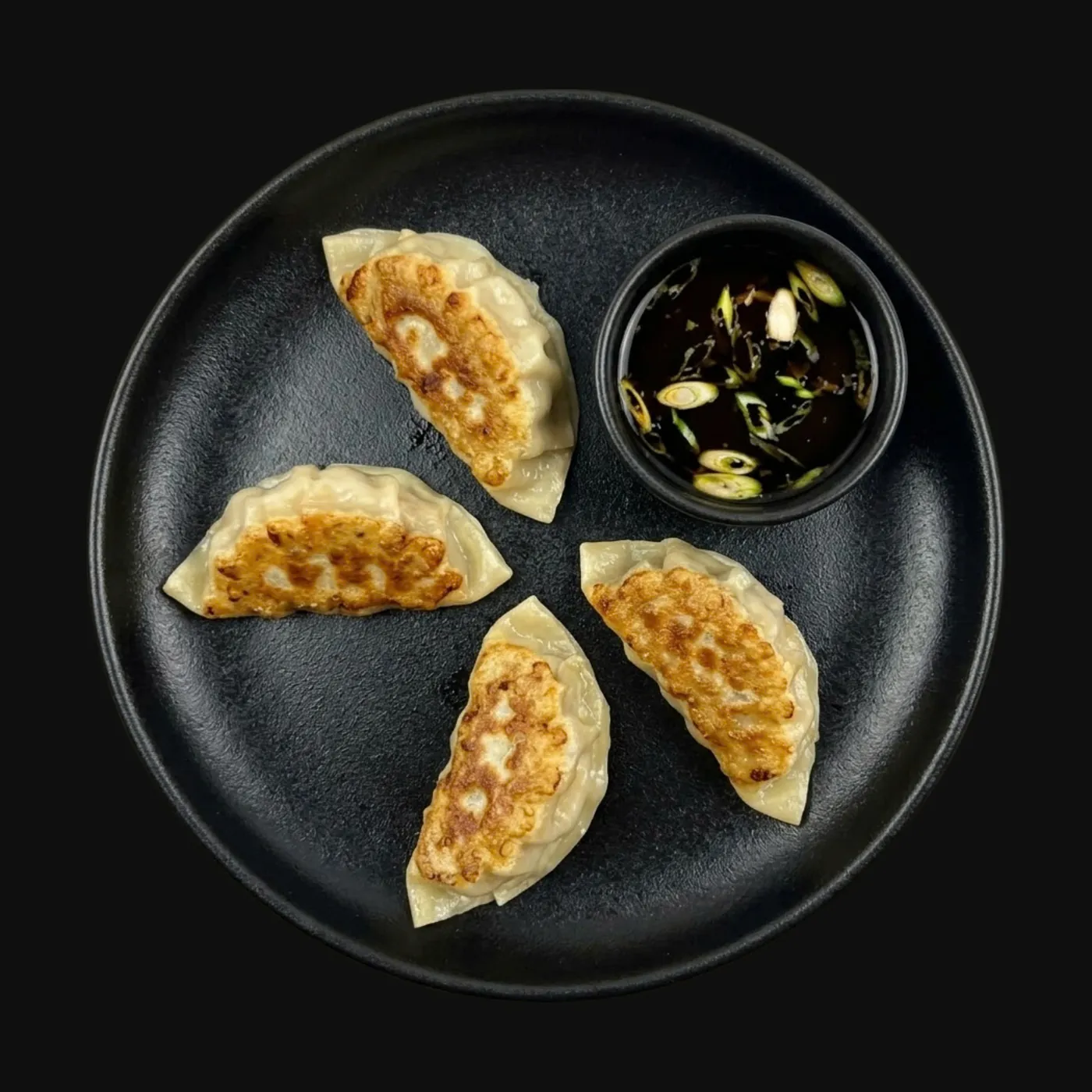 Dumplings with Soy Sauce